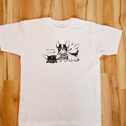 手繪法國鬥牛犬T卹 第5張的照片