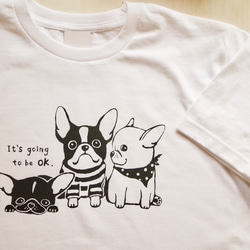 手繪法國鬥牛犬T卹 第7張的照片