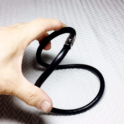 本牛革ひもチョーカー7mm 40cm 6枚目の画像