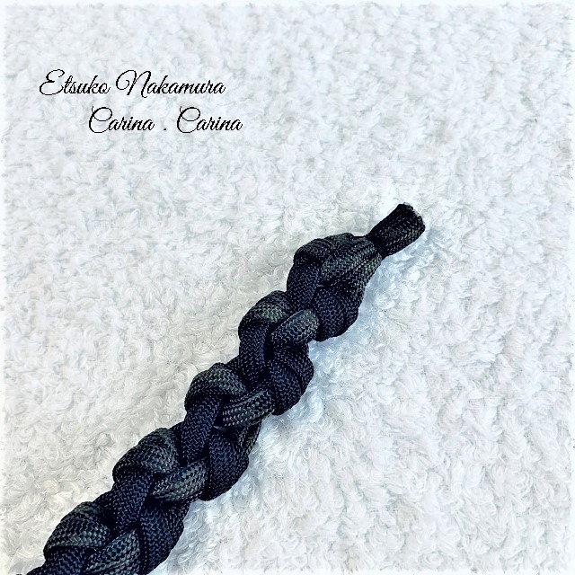 パラコードマクラメ編みNo4中、小型犬用首輪