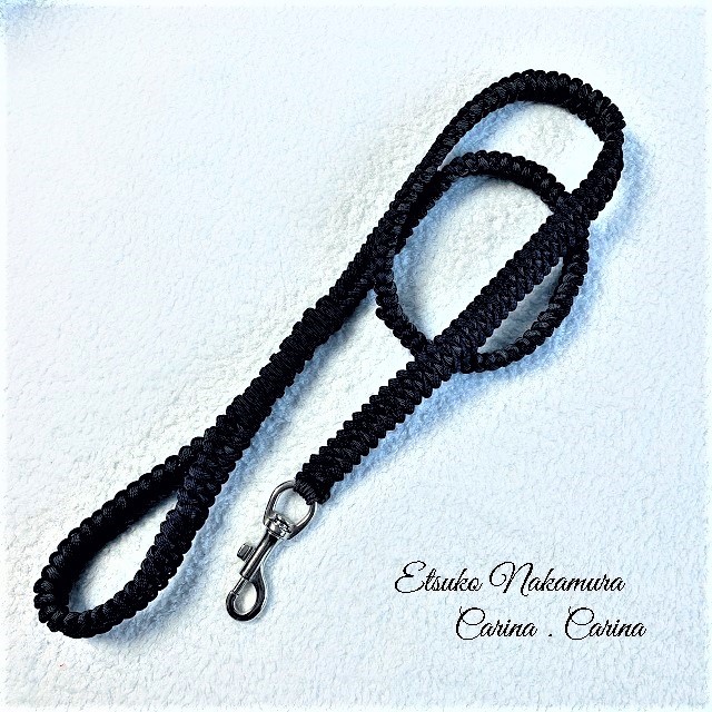 パラコードマクラメ編みNo1大型犬用リード