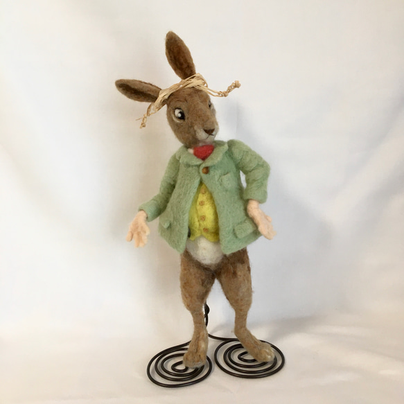 不思議の国のアリス☆キノコにハットうさぎ KEMO XII DOLL 不思議の国のアリス 白ウサギ デフォルメ