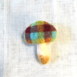 再販】チェシャ猫♡不思議の国のアリス（送料込） 羊毛フェルト きのこ