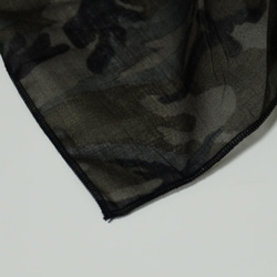 【 SAIL THROUGH 】   Stole (Black×Camo) 2枚目の画像