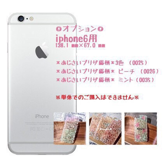【オプション】iPhone6（0025/0026/0035）専用 1枚目の画像