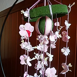 桜の吊り飾り 2枚目の画像
