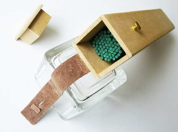 送料無料 tomori の お線香 1束こばこ（無着色）　#木製こばこ #お線香入れ 2枚目の画像