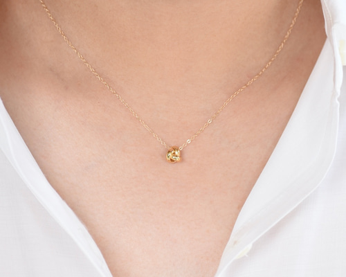 14kネックレス. ラブノットネックレス ー Love knot ネックレス