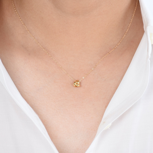 14kネックレス. ラブノットネックレス ー Love knot ネックレス