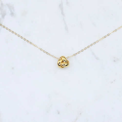 14kネックレス. ラブノットネックレス ー Love knot ネックレス