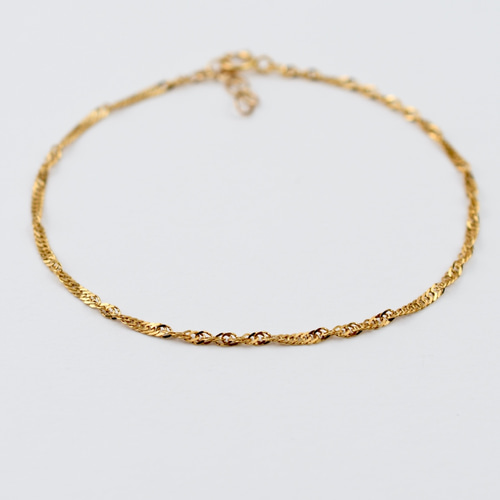 14kゴールドブレスレット シンプルブレスレット ブレスレット Sayo