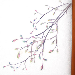 枝とつぼみ　ウォールステッカー/ウォールデコ【送料無料】 1枚目の画像