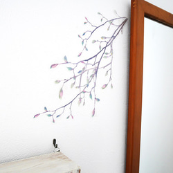 枝とつぼみ　ウォールステッカー/ウォールデコ【送料無料】 2枚目の画像