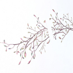 枝とつぼみ　ウォールステッカー/ウォールデコ【送料無料】 4枚目の画像