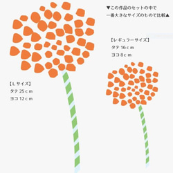 オハナ　ウォールステッカー/ウォールデコ【送料無料】 4枚目の画像