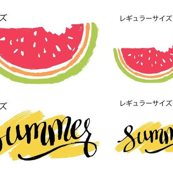 Summer　ウォールステッカー/ウォールデコ【送料無料】 3枚目の画像