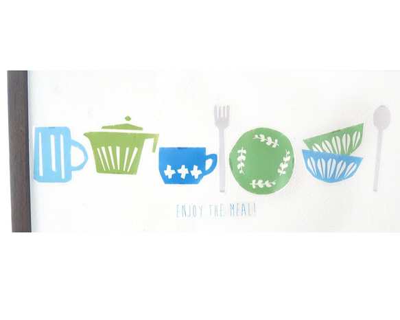 Kitchen【ブルー】　ウォールステッカー/ウォールデコ【送料無料】 2枚目の画像