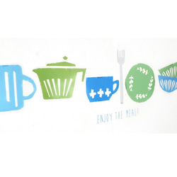 Kitchen【ブルー】　ウォールステッカー/ウォールデコ【送料無料】 4枚目の画像