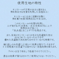 新作！清涼感加工生地使用＊夏マスク・飛沫防止・エチケットマスクに◎ 3枚目の画像