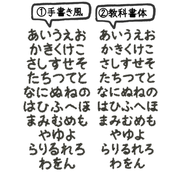 モチーフ付きお名前ワッペン☆丸 5枚目の画像