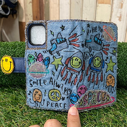 Space Mile Smartphone Case Denim Ver. [適用於 iPhone Plus、Android（需 第3張的照片