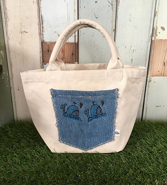 【受注生産】オールスター刺繍ミニトート 2枚目の画像