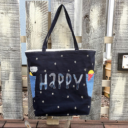 “HAPPY Star”Tote L 第1張的照片