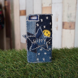 [定做] Tsugihagi Denim Star 智能手機殼（適用於 iPhone6 / 6s、7/8 / SE2.12min 第2張的照片