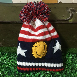 “最後1個” [選擇處理] American Smile Bonbon Kids針織帽① 第2張的照片