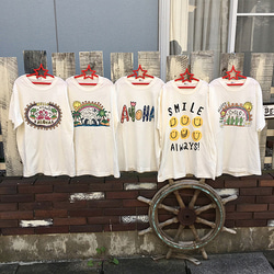 フラミンゴ＆レインボーTシャツ 6枚目の画像