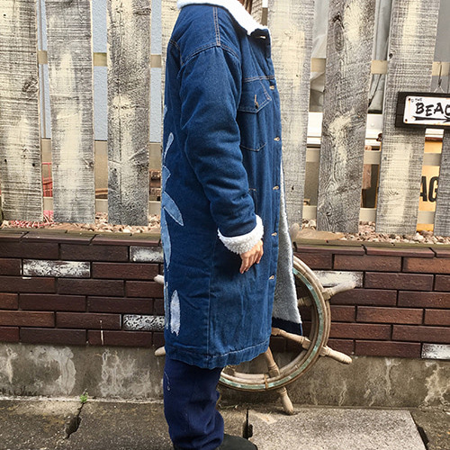 セレクト加工】ヤシの木デニムボアコート コート atto-a 通販 4831249