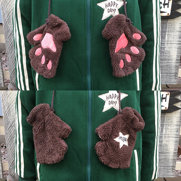 [選擇加工]星徽貓型手套 第6張的照片