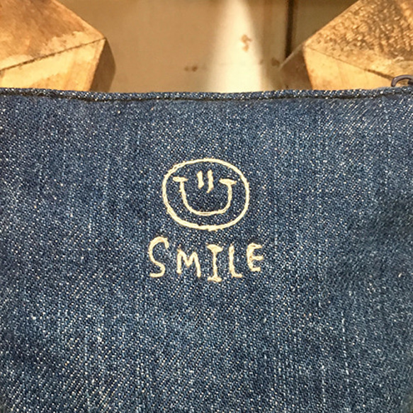 與Tsugi Hagi Denim Smile Machi的小袋 第6張的照片