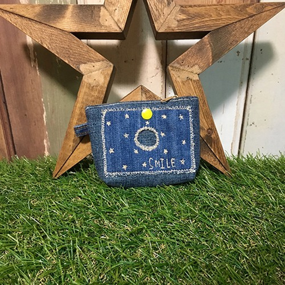 Tsugihagi Denim Star Pass Case 第8張的照片