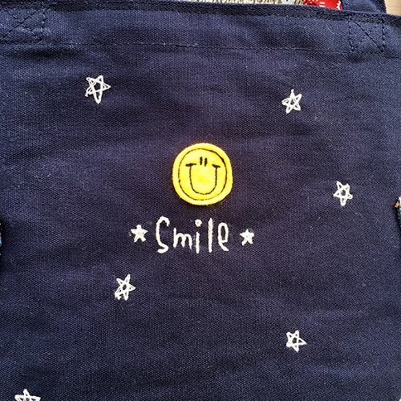 smileM尺寸手提袋（海軍藍） 第10張的照片