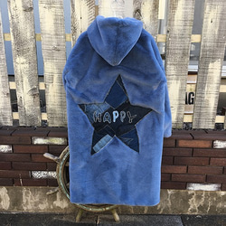 [選擇處理]大明星徽章皮大衣（藍色） 第2張的照片