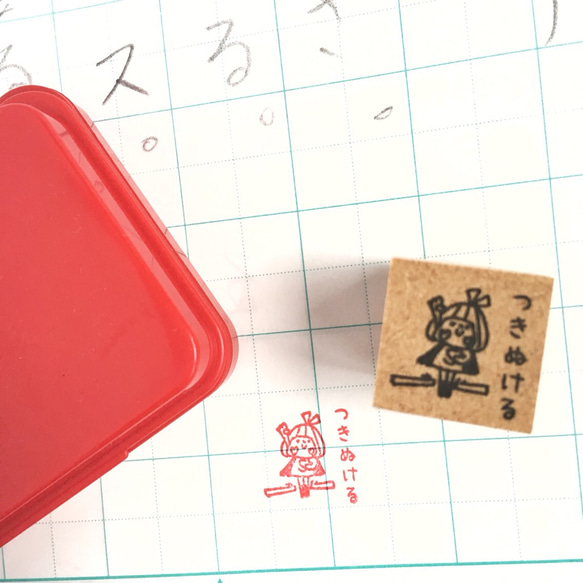 【単品】新作入こどもも笑って訂正できちゃう学習サポートハンコ 5枚目の画像