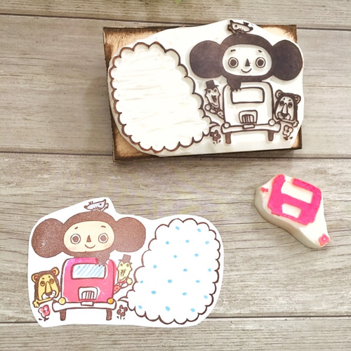 チェブラーシカのメッセージハンコ はんこ・スタンプ かょのこ♪ 通販