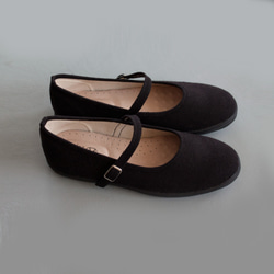 毎日履きたくなる大人の着回しシューズ・ストラップシューズ【シックブラック】 靴 シューズ 7枚目の画像