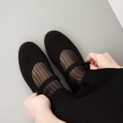 毎日履きたくなる大人の着回しシューズ・ストラップシューズ【シックブラック】 靴 シューズ 6枚目の画像