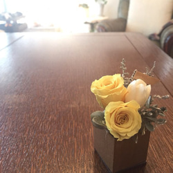 ＊natural Preserved Flowers mini* flowers cake＊MJ053 3枚目の画像