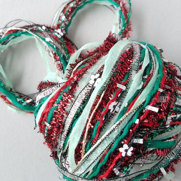 ラスト1点⑤A774｢クリスマスプレゼント(14)」引き揃え糸 素材糸 ...
