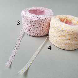 テープヤーン(ドットナチュラル)　素材糸　引き揃え糸 4枚目の画像