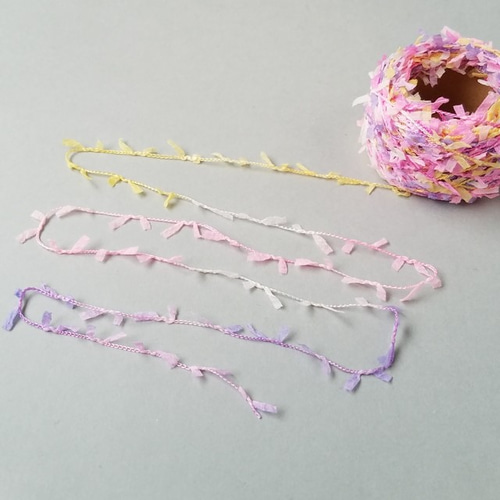 確認用です！引き揃えリボンのパステルポンポン２個セット 確認用です！引き揃えリボンのパステルポンポン2個セット O181【60個