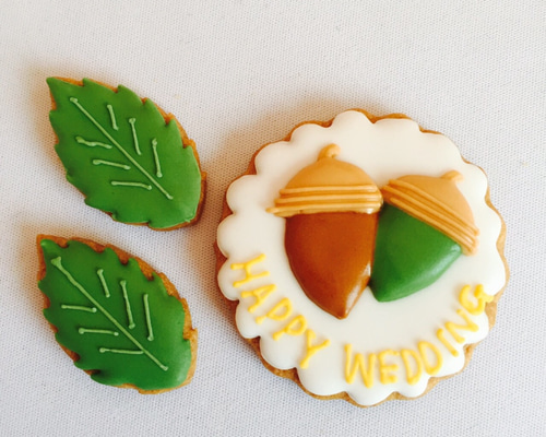 ゆっかさまオーダー】どんぐりのアイシングクッキー クッキー 焼菓子屋