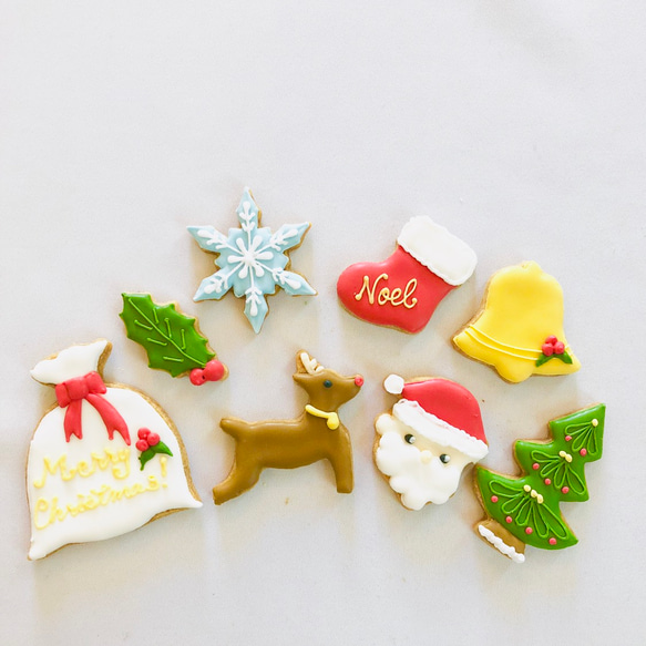【＊再販&Creema限定＊】クリスマスアイシングクッキーセット 1枚目の画像