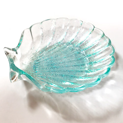 【お皿が作れる】貝殻のお皿のシリコンモールド　トレイ　大サイズ  2液レジン推奨 6枚目の画像