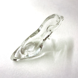 大きめサイズ  シンデレラのガラスの靴チャーム 3個セット  ハイヒール 1枚目の画像