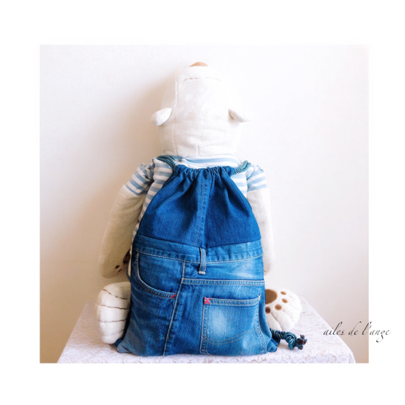 【SOLDOUT】no.654 - jeans & kendowear remake knapsack 3枚目の画像