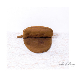 no.681 - embroidery ovenglove《brown》 3枚目の画像